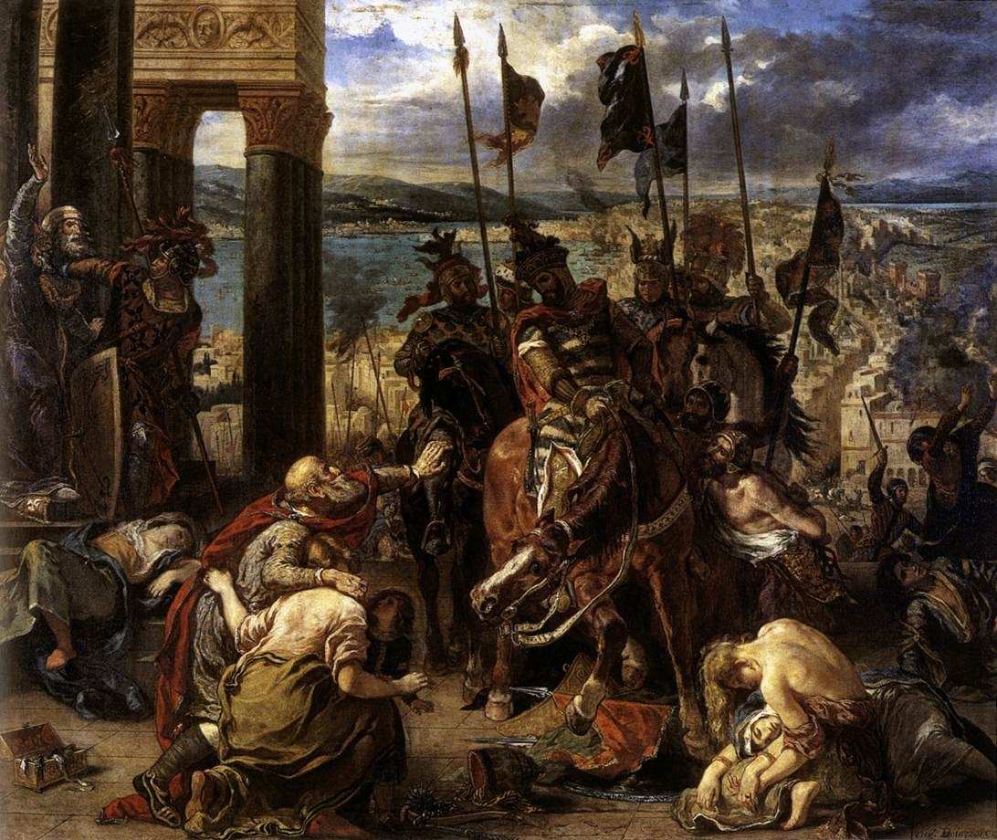 Eugene Delacroix The Entry of the Crusaders into Constantinople